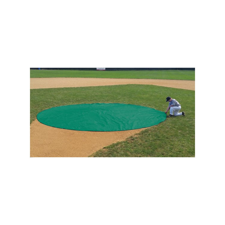 Cover Sports FieldSaver® Rain Spot Cover - 8 oz. Poly (Green/White)