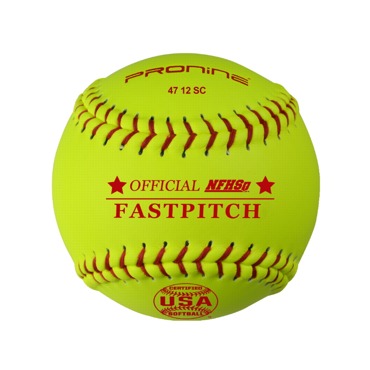 ProNine USA/NFHS Synthetic Cover Softball 12"