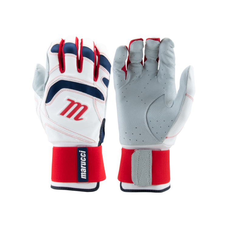 Marucci Adult Signature Full Wrap Batting Gloves - USA