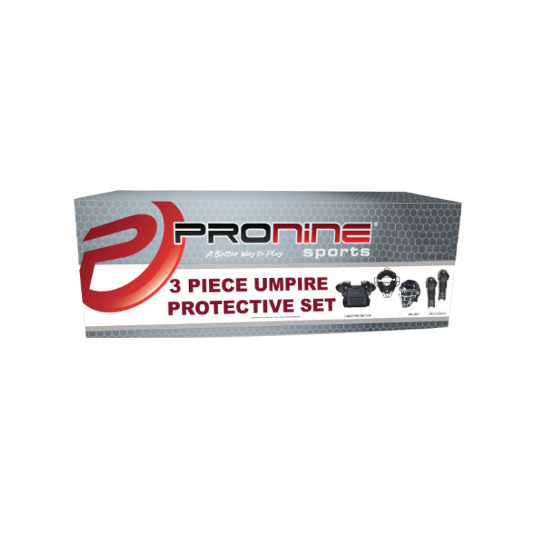 ProNine 3-Piece Umpire Protective Gear Set, Traditional Mask — Baseline ...