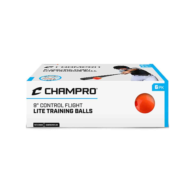 Champro 9" Lite Control Flight Ball 6-Pack CBB97