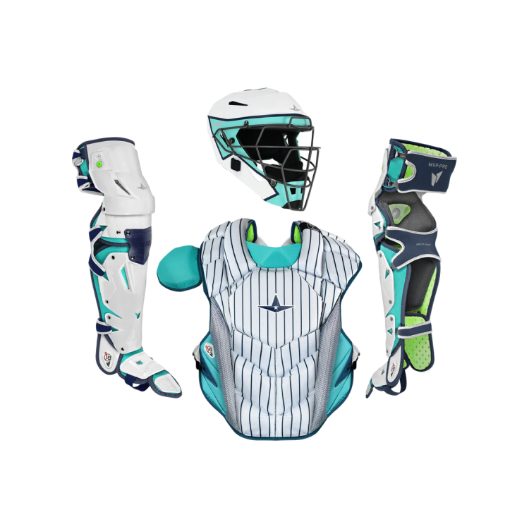 all star catchers gear All-Star MVP-PRO™ Baseball Catcher's Gear Short Fuse Series - LIMITED — Baseline Sports