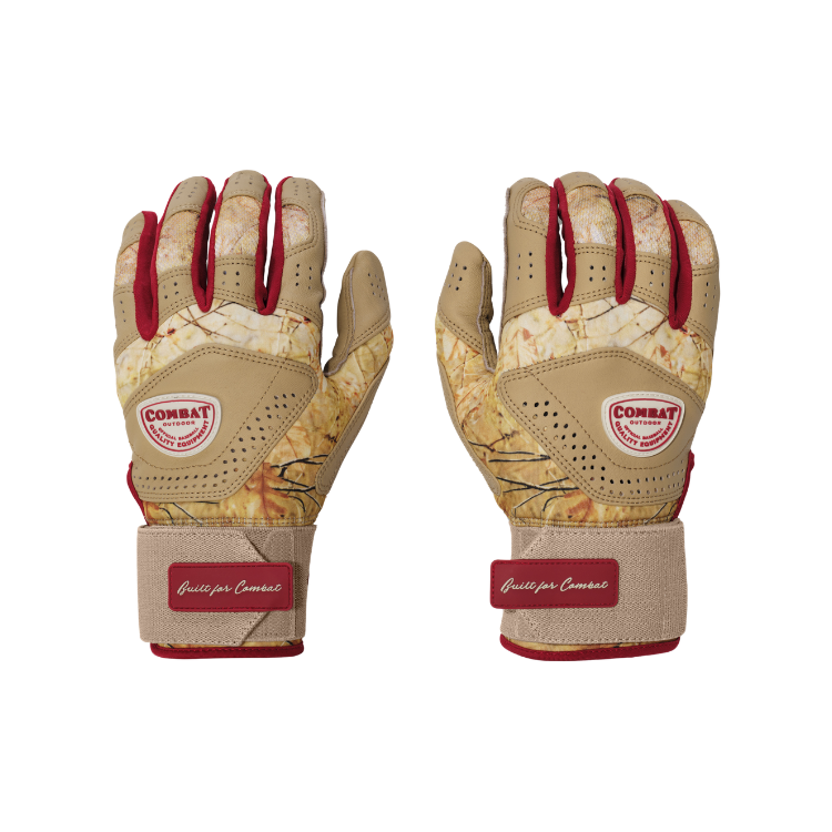 Combat Adult MFG Outdoor Hunter Long Strap Batting Gloves