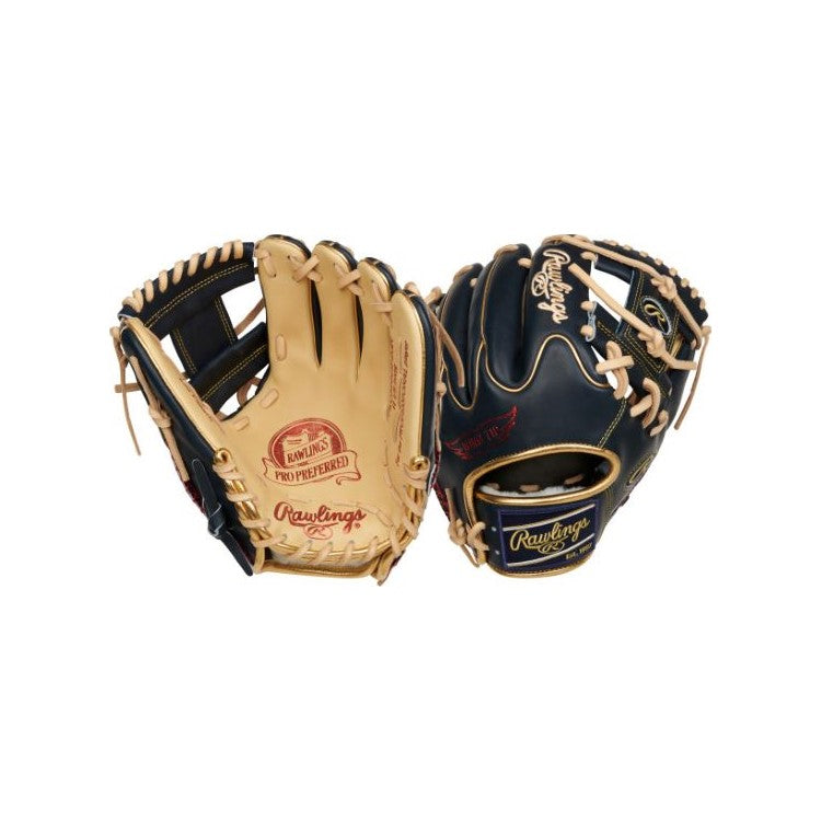 Rawlings Pro Preferred 11.5" Infield Baseball Glove RPROS204W-2CN