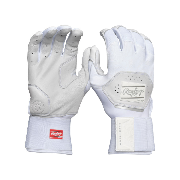 Rawlings workhorse batting gloves compression strap sales