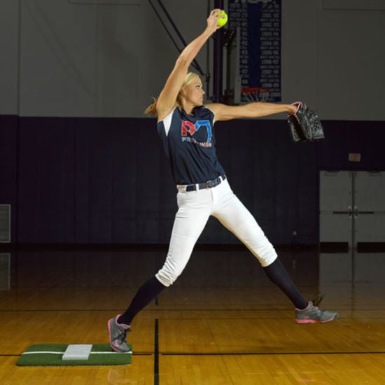 ProMounds Jennie Finch Softball Pitching Mini-Mat With Powerline